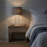 Luxora Table Lamp Gold - Clear and Grey