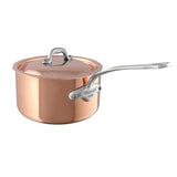 Mauviel M'Heritage M'150 S Copper Sauce Pan With Curved Lid And Cast Stainless Steel