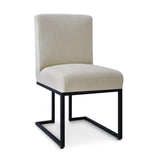 Mason Modern Metal Frame Upholstered Dining Chair (Set of 2)