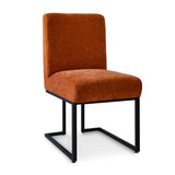 Mason Modern Metal Frame Upholstered Dining Chair (Set of 2)