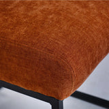 Mason 25" Modern Metal Frame Upholstered Counter Stool (Set of 2)