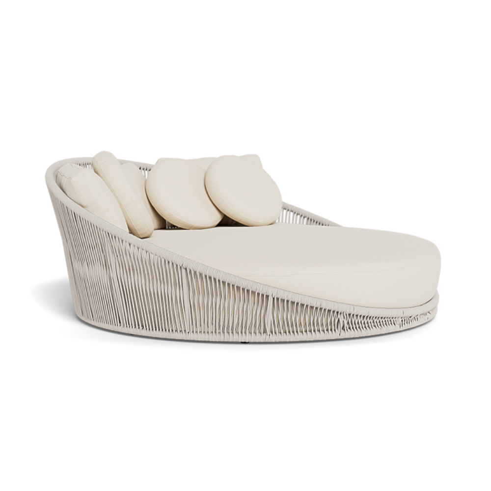 Maui Daybed (Rope Shell / Siesta Ivory / Aluminum Taupe)