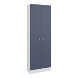 Tuhome Lambardi Tall Multistorage Cabinet with Double Door Design, Five Deep Interior Shelves, Freestanding Vertical Storage Solution for Kitchens, Laundry Rooms, Bedrooms or Utility Areas to Maximize Home Organization
