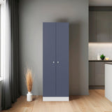 Tuhome Lambardi Tall Multistorage Cabinet with Double Door Design, Five Deep Interior Shelves, Freestanding Vertical Storage Solution for Kitchens, Laundry Rooms, Bedrooms or Utility Areas to Maximize Home Organization