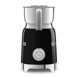 Milk frother Retro-style Black Glossy