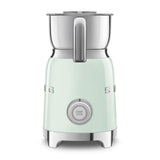 Milk frother Retro-style Pastel green Glossy