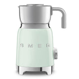 Milk frother Retro-style Pastel green Glossy