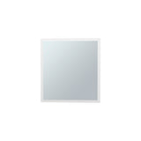TUHOME Duma 21.1-Inch High by 19.7-Inch Wide Mirror Medicine Cabinet with One Door, Four Interior Shelves and Integrated Towel Rack, Wall-Mounted Storage Organizer for Bathroom or Kitchen Essentials