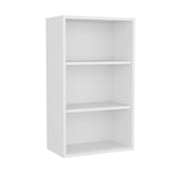TUHOME Eco 36" High Open 3-Tier Wall Cabinet with Vertical Shelves, Modern Wall-Mounted Storage Unit for Bedroom, Office, Living Room or Garage, Compact Cube Shelf Organizer for Books, Décor, Toiletries and Everyday Essentials