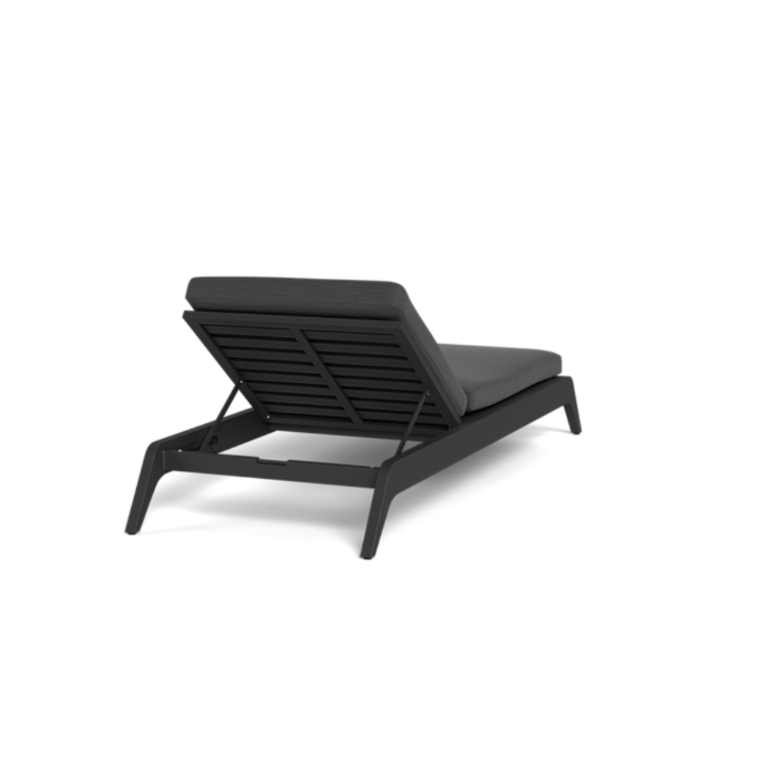 Shop Harbour Mlb Aluminum Slatted Sun Lounge (Aluminum Asteroid / Copacabana Midnight)