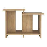 TUHOME Weman 23.6" Wide Modern Coffee Table with Open Storage Shelf, Compact Rectangular Living Room Center Table for Small Spaces, Minimalist Home Office Accent Table with Durable Design and Contemporary Style