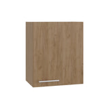 TUHOME Manchester 20-Inch Wall Cabinet with One Door and Two Interior Shelves, Space-Saving Mounted Storage Solution for Bathroom, Kitchen, Laundry or Garage Organization, Compact Vertical Cabinet for Everyday Home Essentials