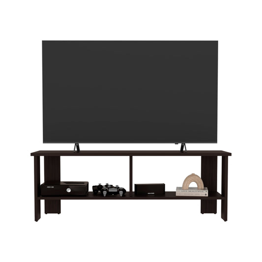 Navia 47" Wide TV Stand with Two Spacious Shelves for Living Room, Bedroom or Entertainment Spaces, Modern Media Console for TVs up to 54", Compact Storage Unit for Home, Office or Studio