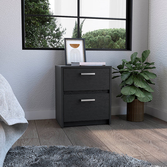 Bethel 2 Drawers Nightstand with Handles