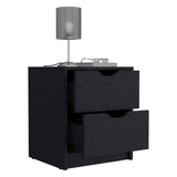 Basilea 2 Drawers Nightstand, Pull Out System