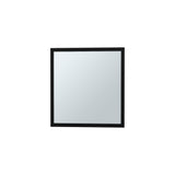 TUHOME Duma 21.1-Inch High by 19.7-Inch Wide Mirror Medicine Cabinet with One Door, Four Interior Shelves and Integrated Towel Rack, Wall-Mounted Storage Organizer for Bathroom or Kitchen Essentials