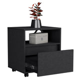 Austin Nightstand, Casters, Single Drawer