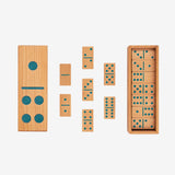 Colorburst Wooden Domino Set