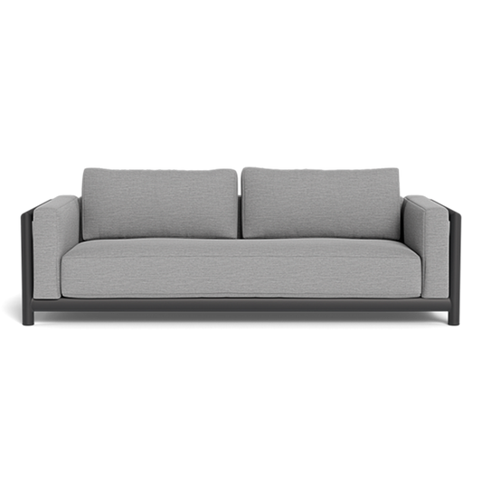 Moab Sofa 90" (Aluminum Asteroid / Siesta Taupe)