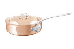 Mauviel M'6 S Induction Copper Saute Pan With Lid 3.2-qt and Frying Pan 10.24-in Bundle