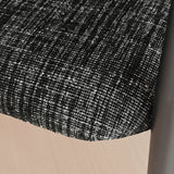 Manhattan 25.5" Chenille Metal Frame Counter Stool With Armrest And Footrest (Set of 2)