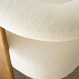Maye 54" Modern Beige Upholstered Loveseat Sofa