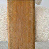 Maye 54" Modern Beige Upholstered Loveseat Sofa