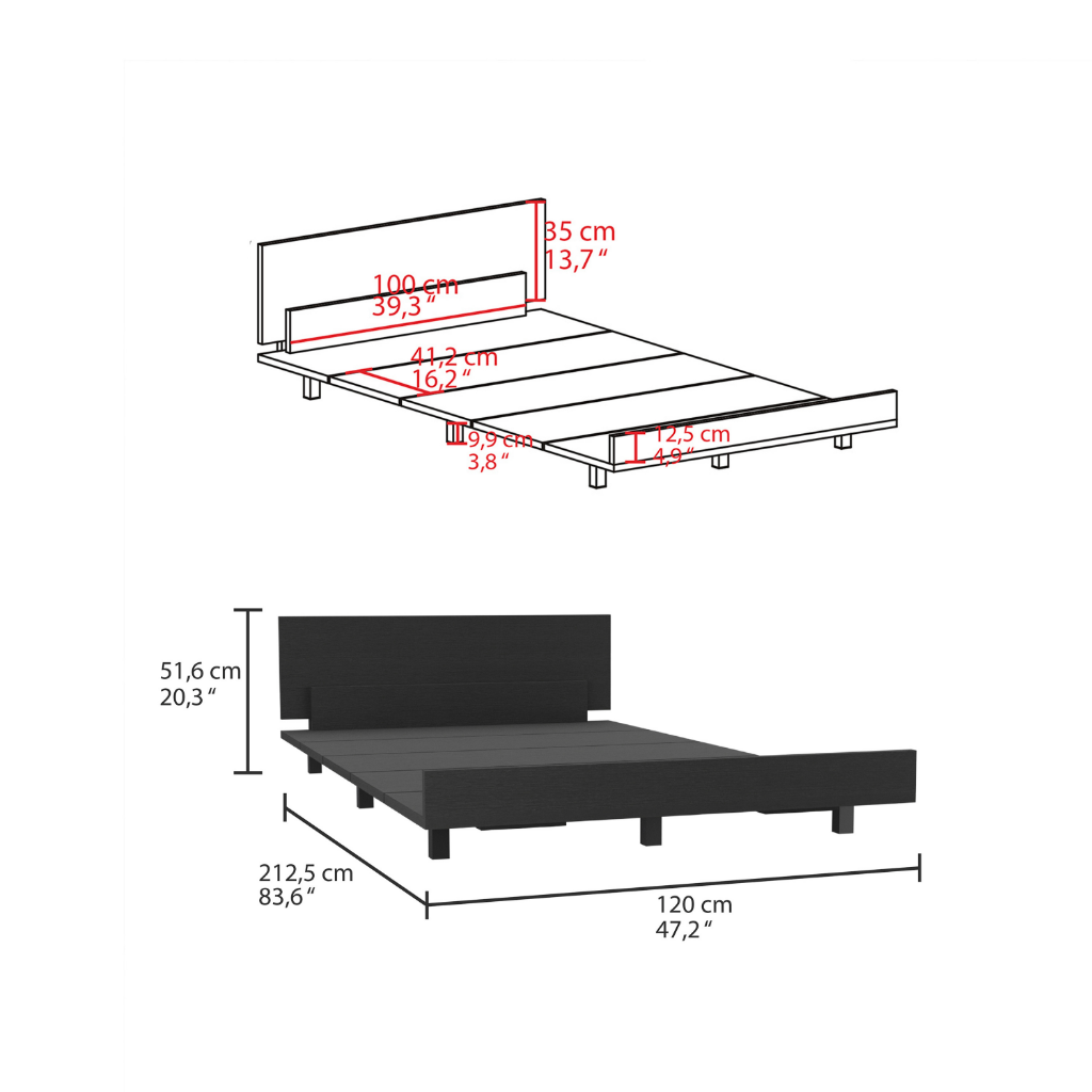 Fontana Twin Bed Frame