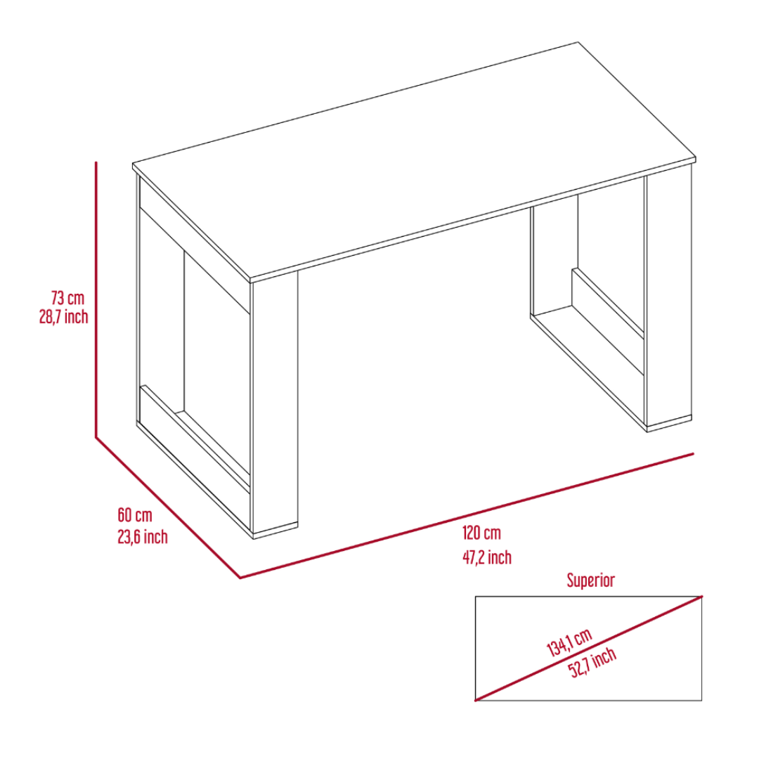 Oviedo 120 Writing Desk, Four Legs