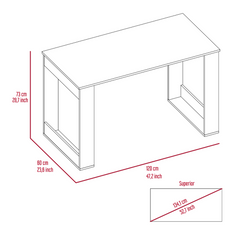 Oviedo 120 Writing Desk, Four Legs