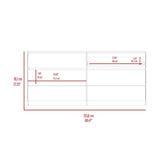 Asteria 6 Drawer Double Dresser, Metal Handles