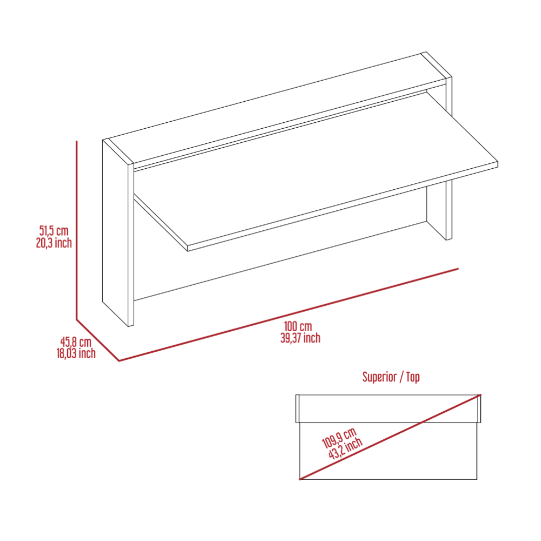 London Floating Desk, Wall Assembly