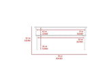Marino Lift Top Coffee Table,Two Legs