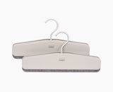 Orderly™ Easy-grip Set of 2 Ecru Skirt & Trouser Hangers