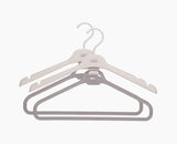 Orderly™ Set of 2 Ecru Long Garment Hangers