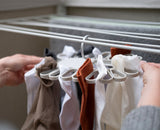 Petal™ 22-piece Quick-grip Ecru Drying Hanger