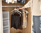 Orderly™ Set of 2 Ecru Long Garment Hangers