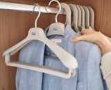 Orderly™ Set of 2 Ecru Suit & Coat Hangers
