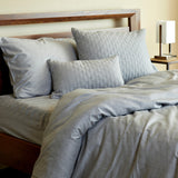 Melange Bamboo Decorative Throw Pillow - Silver