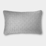 Melange Bamboo Decorative Throw Pillow - Silver