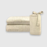 Melange Bamboo Pillowcases - Sand