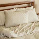 Melange Bamboo Standard Shams 2 Pack - Sand