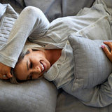 Melange Bamboo Standard Shams 2 Pack - Silver