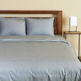 Melange Bamboo Standard Shams 2 Pack - Silver