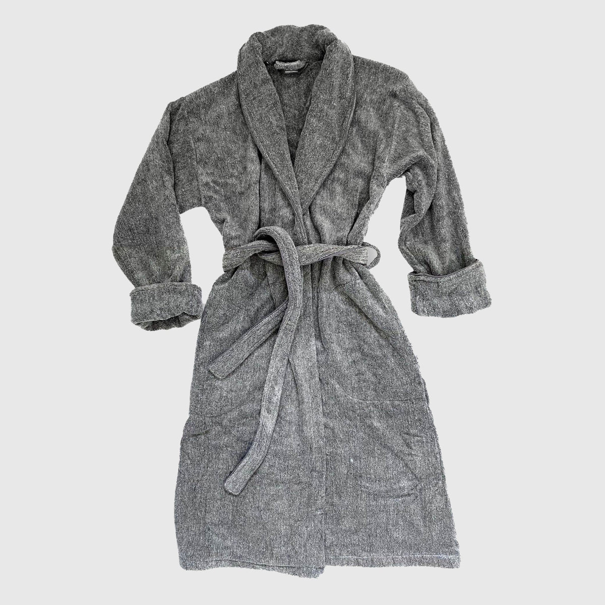 Melange Bamboo Bath Robe  - Charcoal