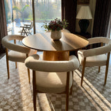 Melbourne Modern Boucle Upholstered Dining Chair (Set of 4)