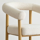 Melbourne Modern Boucle Upholstered Dining Chair (Set of 4)