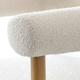 Melbourne 24" Boucle Counter Stool with Arms (Set of 3)