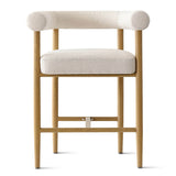 Melbourne 24" Boucle Counter Stool with Arms (Set of 2)