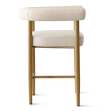 Melbourne 24" Boucle Counter Stool with Arms (Set of 3)